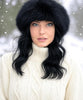 Fur Alpaca Hat - Choice Alpaca Products-356-black