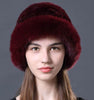 Fur Alpaca Hat Hats Rich Red 