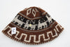 Hand Crochet Roll Up Rustic Alpaca Hat - Choice Alpaca Products-