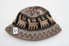 Hand Crochet Roll Up Rustic Alpaca Hat - Choice Alpaca Products-