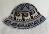 Hand Crochet Roll Up Rustic Alpaca Hat - Choice Alpaca Products-