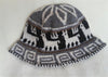 Hand Crochet Roll Up Rustic Alpaca Hat - Choice Alpaca Products-