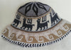 Hand Crochet Roll Up Rustic Alpaca Hat - Choice Alpaca Products-RollUp_hat