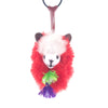 Happy Alpaca Face Keychain - Choice Alpaca Products-HappyAlpacaFaceKeychain-purple