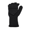 Iditarod 100% Alpaca Double-Thick Glittens Gloves Large Black 