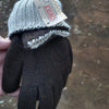 Iditarod 100% Alpaca Double-Thick Reversible Gloves - Choice Alpaca Products-IditGloves_XSm_Brown_Beige