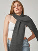 Munay 100% Baby Alpaca Scarf in Medium Grey Scarf 