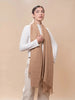 Natural Undyed 100% Baby Alpaca Eco Classic Shawl - Choice Alpaca Products-I10365EP0000-09A0053
