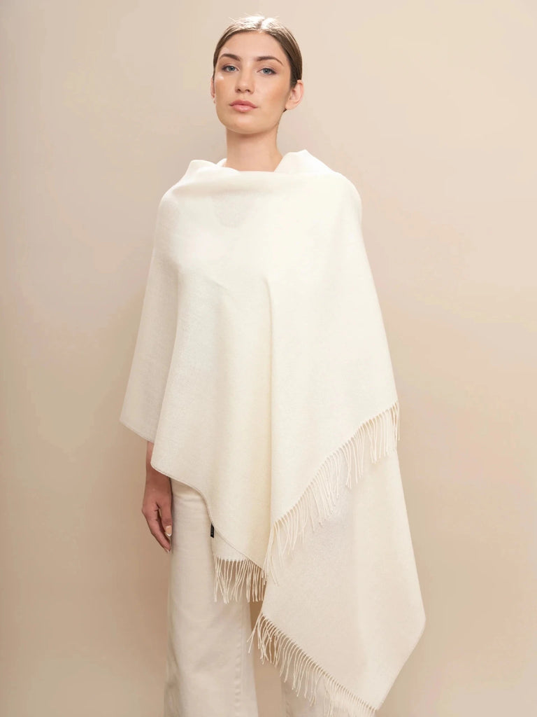 Natural Undyed 100% Baby Alpaca Eco Classic Shawl - Choice Alpaca Products-I10365EP0000-M080006