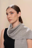 Natural Undyed 100% Baby Alpaca Eco Scarf Scarf 09A0124 - Med Grey 