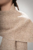 Natural Undyed Baby Alpaca Eco and Silk BOUCLE' Stole - Choice Alpaca Products-D10417EP0000-08J0116