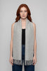 Natural Undyed Baby Alpaca Eco and Silk BOUCLE' Stole - Choice Alpaca Products-D10417EP0000-08J0117