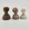 Pom-Pom Hat for Alpacadorable Ornament Holiday 5" Chullo Cream 