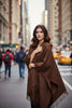Premium Classic Solid Alpaca Poncho - Choice Alpaca Products-P4004-Com48