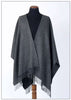 Premium Classic Solid Alpaca Poncho Poncho 