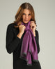 Reversible Baby Alpaca and Silk Scarf Poncho 