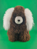 Sculpted Alpaca Fur Poodle Toy 