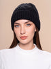 Suri Cable Knitted Hat & Scarf - Choice Alpaca Products-K3A2376P0000-XXC0002-Black