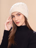 Suri Cable Knitted Hat & Scarf - Choice Alpaca Products-K3A2376P0000-XXC0003-Ivory