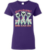 t-shirt: Halloween GRAINS Zombie Alpaca-lypse Gildan Ladies Short-Sleeve T-Shirt - Choice Alpaca Products-TS.104553639
