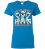 t-shirt: Halloween GRAINS Zombie Alpaca-lypse Gildan Ladies Short-Sleeve T-Shirt - Choice Alpaca Products-TS.104553651