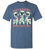 t-shirt: Halloween GRAINS Zombie Alpaca-lypse Gildan Short-Sleeve T-Shirt - Choice Alpaca Products-TS.104553603