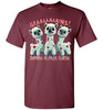 t-shirt: Halloween GRAINS Zombie Alpaca-lypse Gildan Short-Sleeve T-Shirt - Choice Alpaca Products-TS.104553613