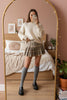 Tall Rib Knit Knee-Hi Alpaca Socks Socks 
