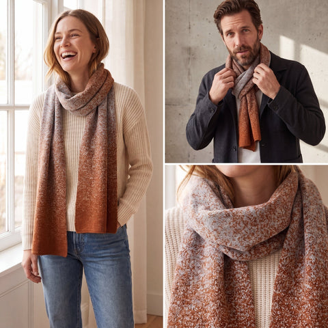 The Ombre - USA Made Alpaca Scarf