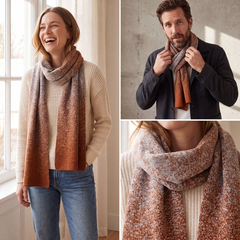 The Ombre - USA Made Alpaca Scarf