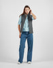 Women's Alpafill Puffer Alpaca Vest - Choice Alpaca Products-WOMALPLEAPUFVSTXS