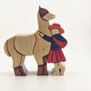 Woodflaire Handmade Wooden Alpaca Sculptures - Choice Alpaca Products-Woodflaire-wGirl