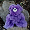 12" Alpaca Teddy Bears - Choice Alpaca Products-12inchHucBear_purple