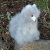 6" Standing Alpaca Fur Toy - Choice Alpaca Products-INCT-6inch-grey