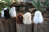 6" Standing Alpaca Fur Toy - Choice Alpaca Products-INCT-6inch-white