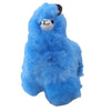 9" Standing Fur Alpaca Toy Toys Blue 