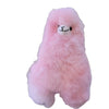 9" Standing Fur Alpaca Toy Toys Pink 