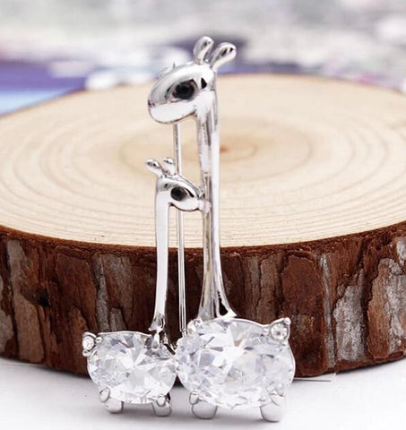 Alpaca and Cria Jewelry Pin - Alpaca Brooch