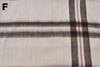 Alpaca Bed Blanket - Striped Blankets 