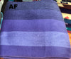 Alpaca Bed Blanket - Striped Blankets AF 