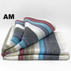 Alpaca Bed Blanket - Striped Blankets AM 