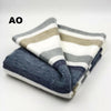 Alpaca Bed Blanket - Striped Blankets AO 