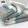 Alpaca Bed Blanket - Striped Blankets AR 