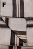 Alpaca Bed Blanket - Striped Blankets F 