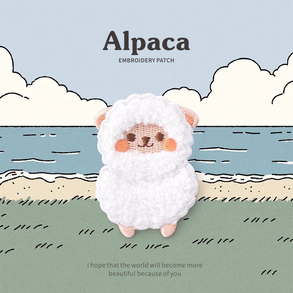 Alpaca Embroidery Patch - Choice Alpaca Products-embroidery-patch-body