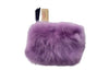 Alpaca Fur Clutch Purse Toys Violet 