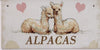 Alpaca Home Decor Wooden Plaque - Choice Alpaca Products-PDspoiledalpacaslivehere-alpacasheart