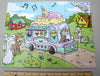 Alpaca Jigsaw Puzzle - Ice Cream Treat - Choice Alpaca Products-IceCrmPuzzle