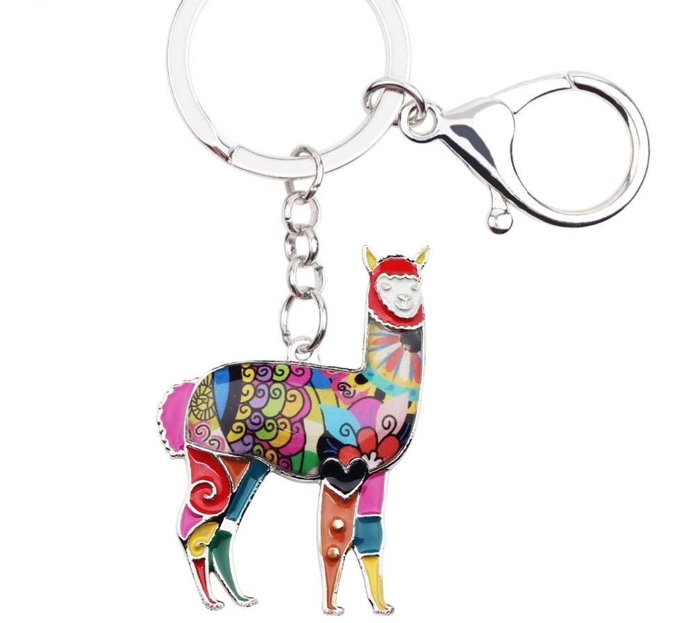 Alpaca Keychain Charm Choice Alpaca Products - Main Image