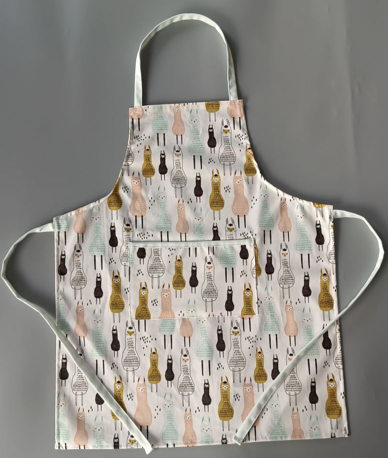 Alpaca Kitchen Apron, Tea Towel, Oven Mitt + Pot Holder, Grocery Tote Bag - Choice Alpaca Products-Kitchen-apron